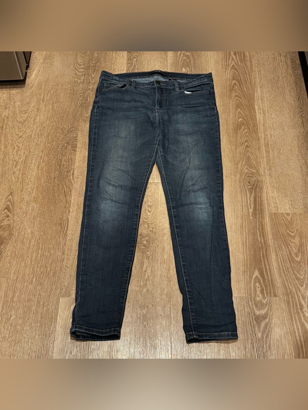 Joe Fresh Women's Dark Blue Straight Leg Jeans